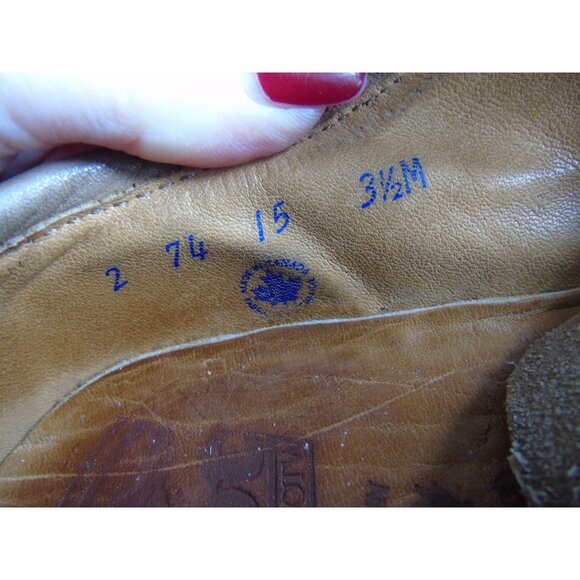 Domani Johnston & Murphy Men's Black Leather Brass Buckle Dress Shoe 8M Italy Vi - Picture 5 of 6